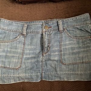 Cute denim Abercrombie mini skirt